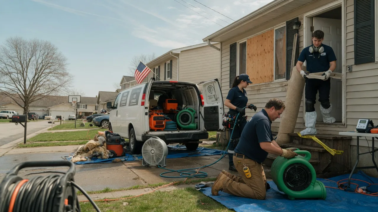 Water Damage Restoration in Baileyville, IL near me